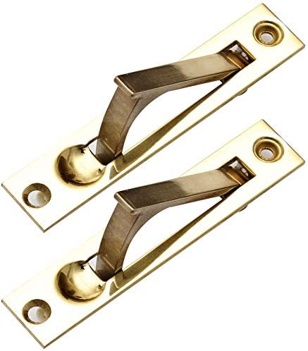 Door Edge Pull Premium Sliding Hardware w Screws - 2 Pack