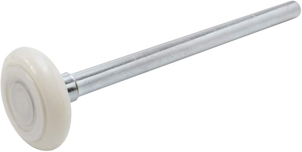 Nylon Garage Door Rollers, 4" Stem, 7/16" Diameter - 12 Pack