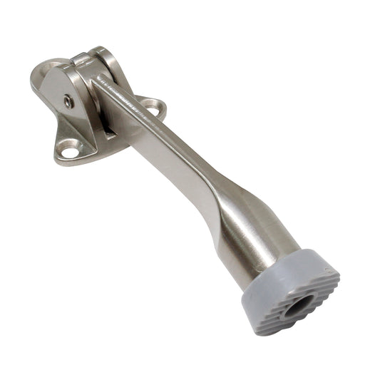 Kickdown Door Stop | Premium Holder Flip Doorstop 4" - 2 Pack