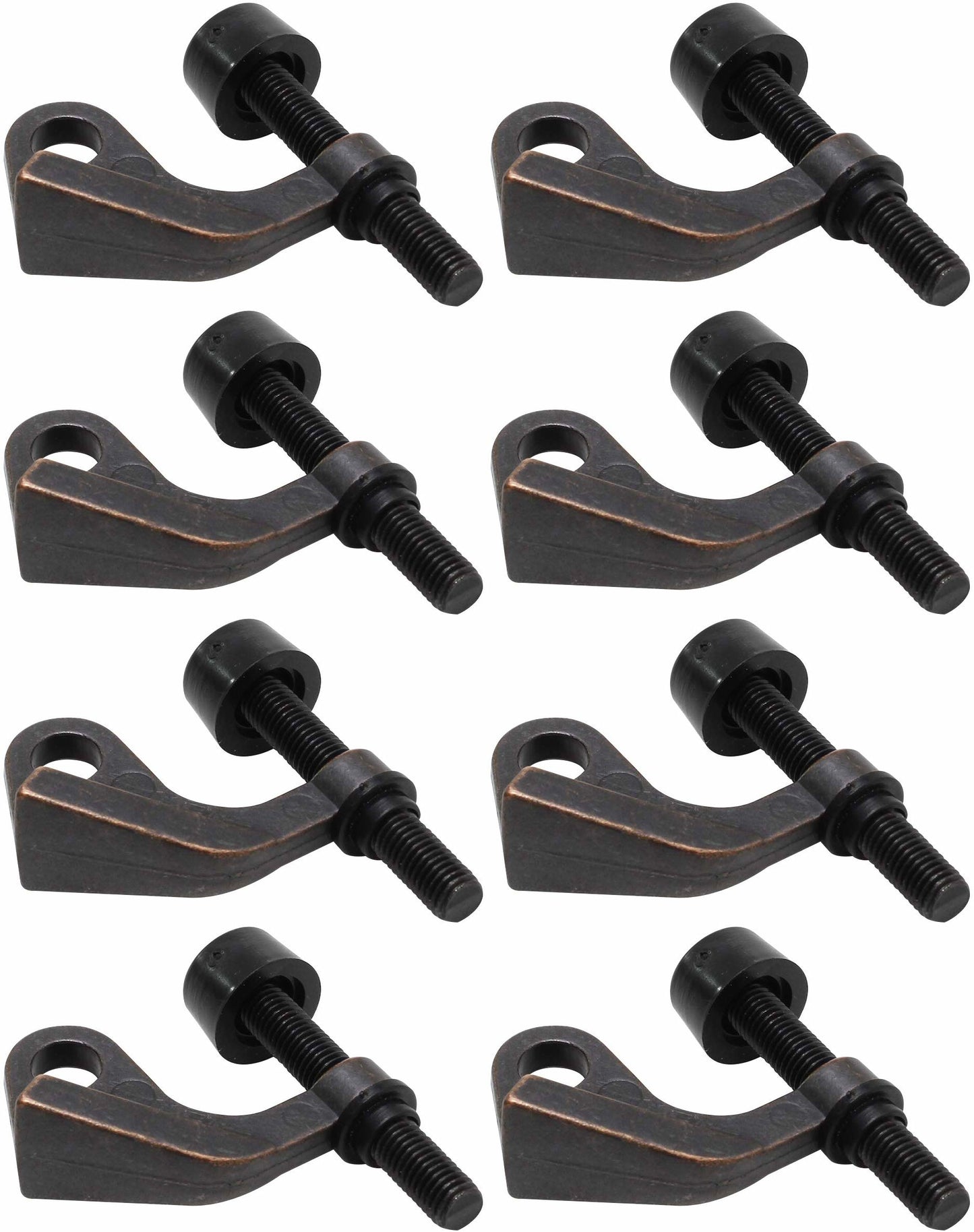 Hinge Pin Door Stop Adjustable Saver Easy Install - 8 Pack