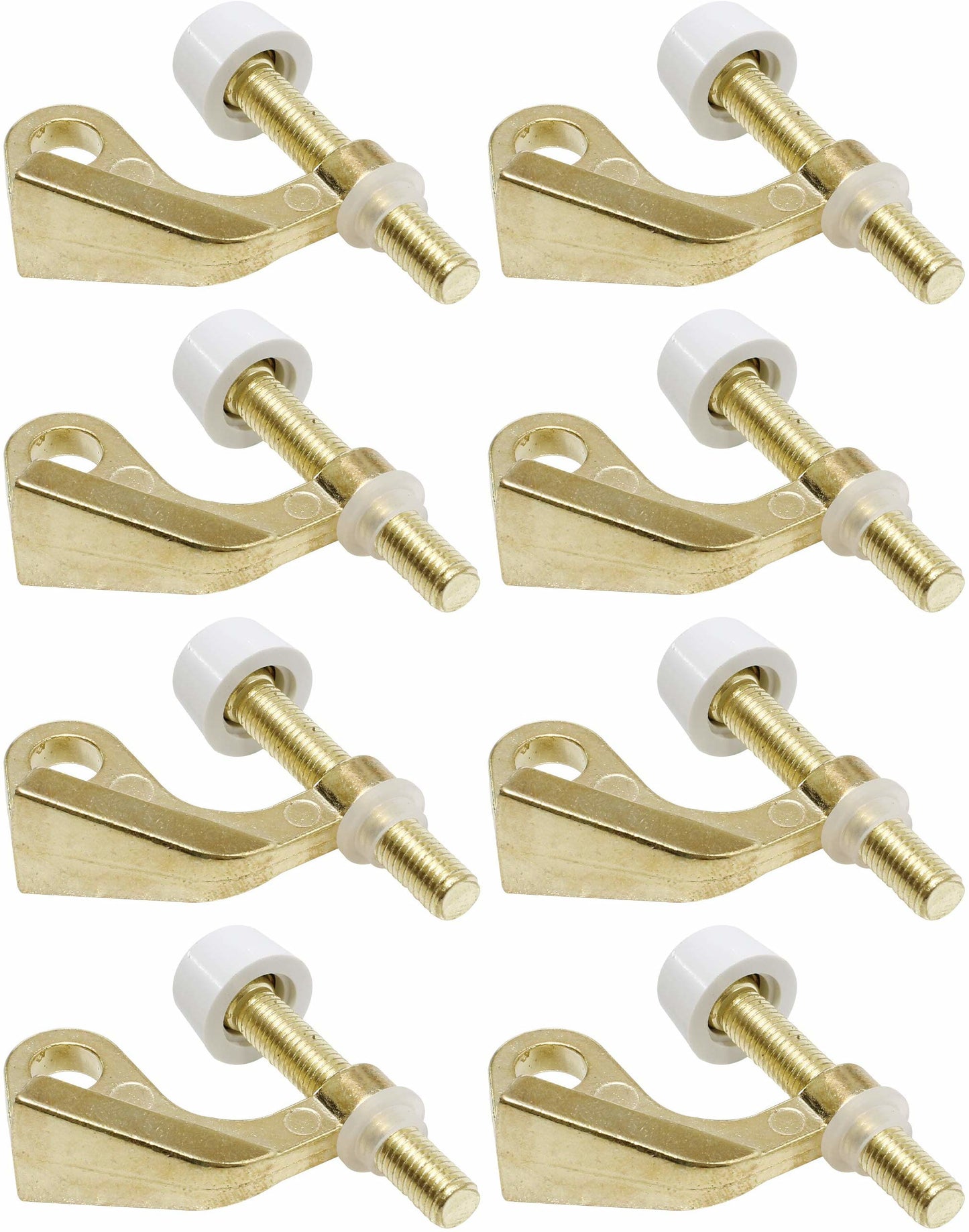 Hinge Pin Door Stop Adjustable Saver Easy Install - 8 Pack