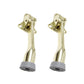 Kickdown Door Stop | Premium Holder Flip Doorstop 4" - 2 Pack